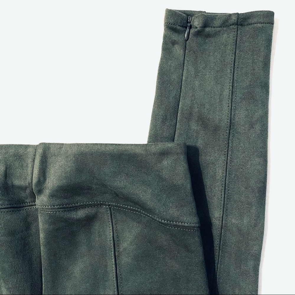 Anthropologie Faux Suede Stretch Legging Zip Ankle 25 - Picture 7 of 8